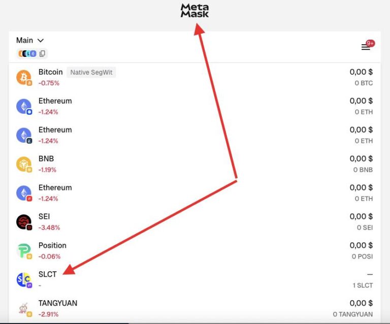 SLCT Logo is Now Live on MetaMask
