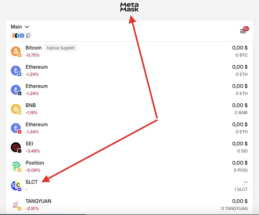 SLCT Logo is Now Live on MetaMask