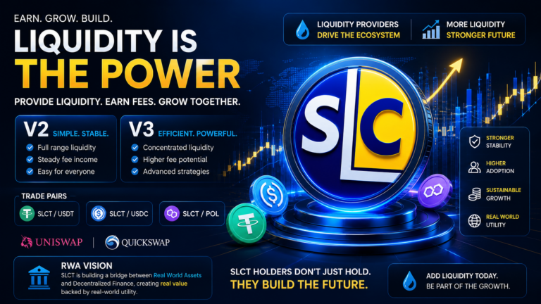 Why Liquidity Pools Are One of the Strongest Income Tools for SLCT Token Holders